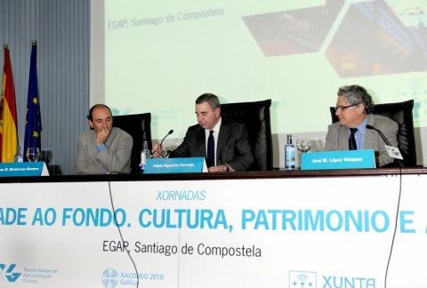 Fotos clausura - Xornadas sobre paisaxe con cidade ao fondo: cultura, patrimonio e administración